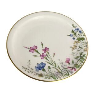 Franconia Krautheim Selb Bavaria Germany MEADOW FLOWERS 8" Salad Plate c1949-75